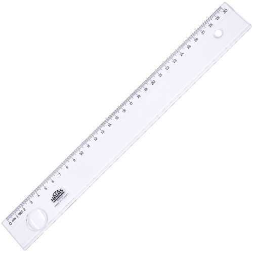 HATAS MERCEKLİ GENİŞ BÜRO CETVELİ 30CM 0161