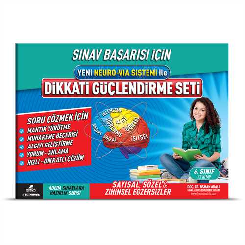 ADEDA DİKKATİ GÜÇLENDİRME SETİ 3LÜ 6.SINIF