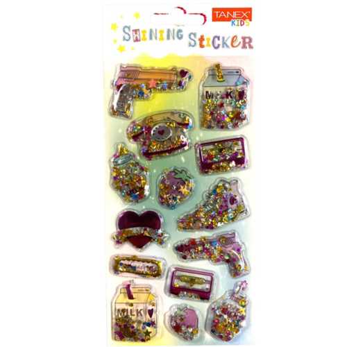 TANEX TNX-5055 SHINING STİCKER-10 PUFFY STİCKER