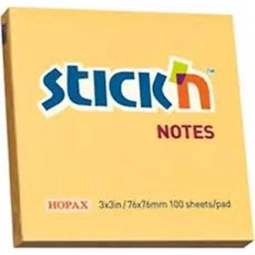 HOPAX STİCKN YAPIŞKANLI NOT KAĞIDI 76X76 P.TURUNCU