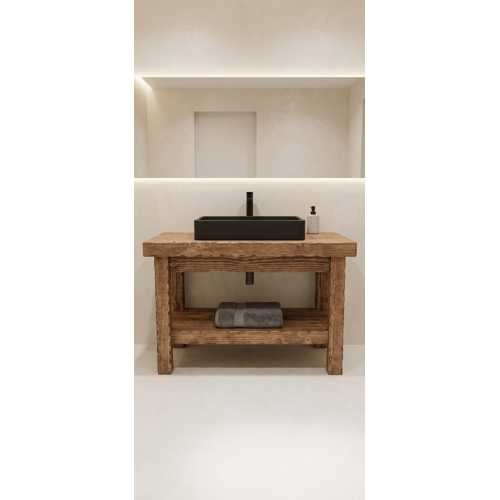 SOLİD SPRUCE AHŞAP BANYO DOLABI, RUSTİK FLOATİNG SİNK CABİNET, ECO-FRİENDLY FURNİTURE