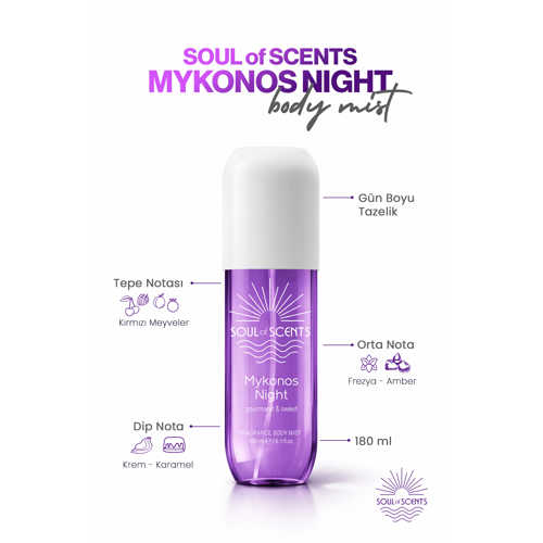 MYKONOS NİGHT GOURMAND & SWEET BODY MİST