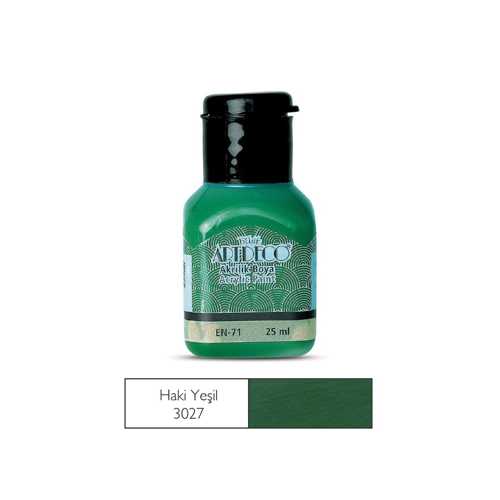 ARTDECO AKRİLİK BOYA 25ML 3027 HAKİ YEŞİL