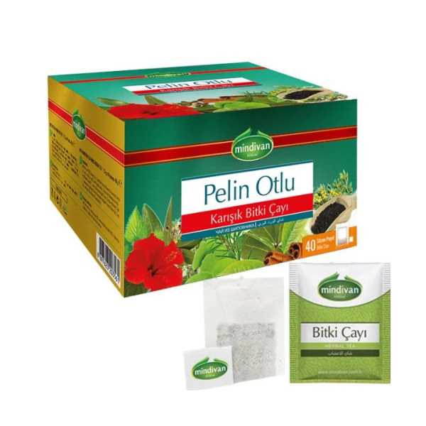 MİNDİVAN PELİN OTLU ÇAY 40'LI SÜZEN POŞET