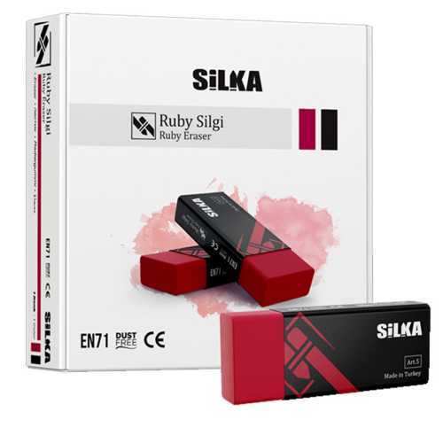 SİLKA SİLGİ KIRMIZI 30 ADET ART.59