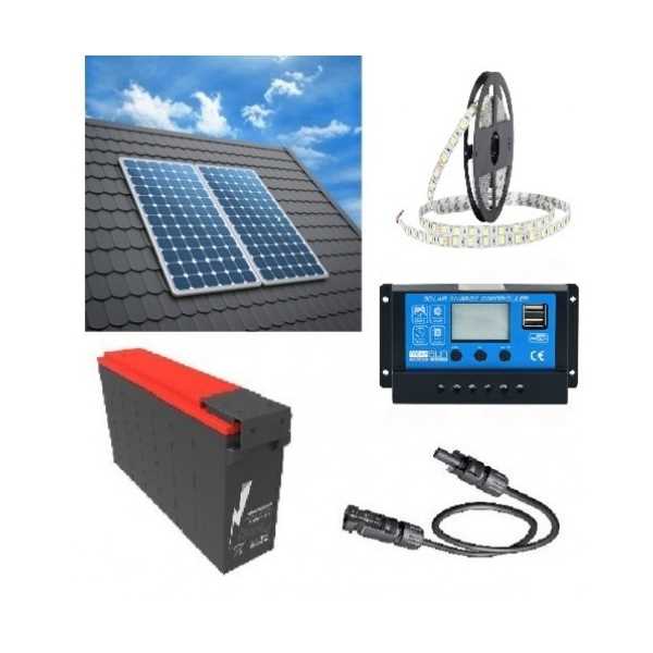 SOLAR AYDINLATMA ŞARJ PAKETİ AKÜLÜ GÜNEŞ PANELİ ENERJİ SİSTEMİ 300 WATT , KARAVAN KAMP 