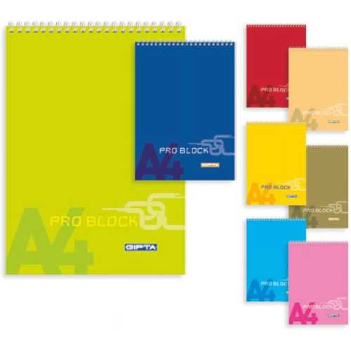 GIPTA PRO BLOCK SP.KARTON KAP.BLOK.A5-40 YP.KARELİ