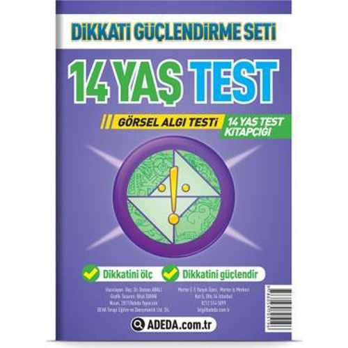 ADEDA DİKKATİ GÜÇLENDİRME SETİ GÖRSEL ALGI TEST 14