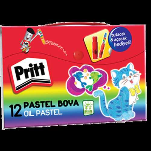 PRİTT PASTEL BOYA 12 RENK ÇANTALI