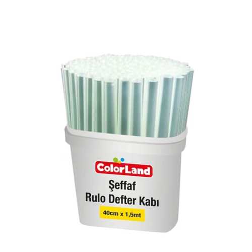 COLORLAND ŞEFFAF RULO KAP 40CMX1,5M