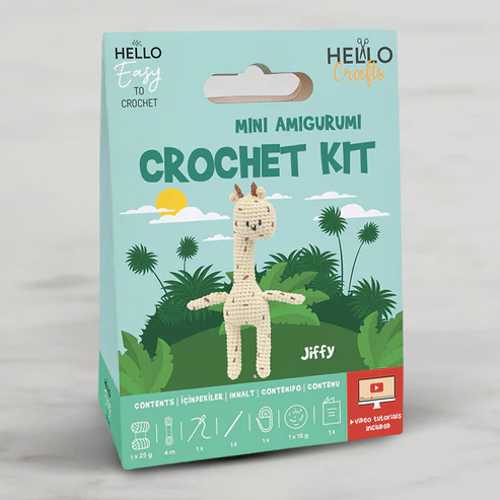 H.CRAFTS TIĞ İŞİ MİNİ AMİGURUMİ KİTİ-JİFFY