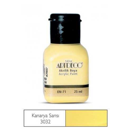 ARTDECO AKRİLİK BOYA 25ML 3032 KANARYA SARI