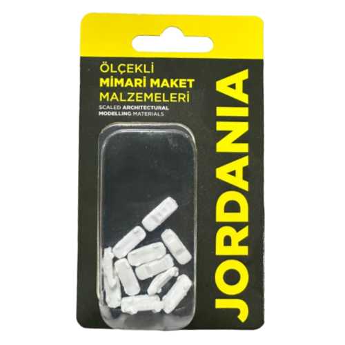 JORDANİA ÖLÇEKLİ ARABA BEYAZ 1/300