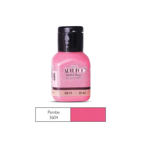 ARTDECO AKRİLİK BOYA 25ML 3604 PEMBE