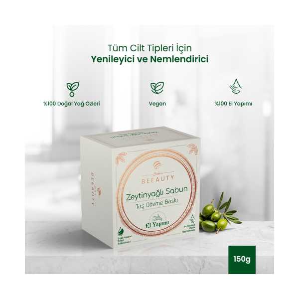 BALEN TAŞ DÖVME SABUN ZEYTİNYAĞI * 150 GR