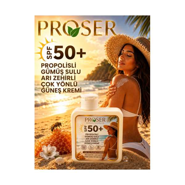 PROSER ÇOK YÖNLÜ PROPOLİSLİ GÜNEŞ KREMİ (100ML)
