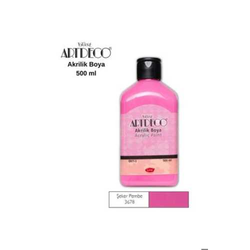 ARTDECO AKRİLİK BOYA 500ML 3678 ŞEKER PEMBE