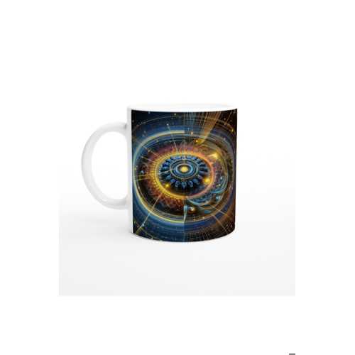 İKİZLER BURCU BASKILI KAHVE KUPASI - ZAMANIN ÇARKLARI ASTROLOJİ MEKANİZMASI VS2