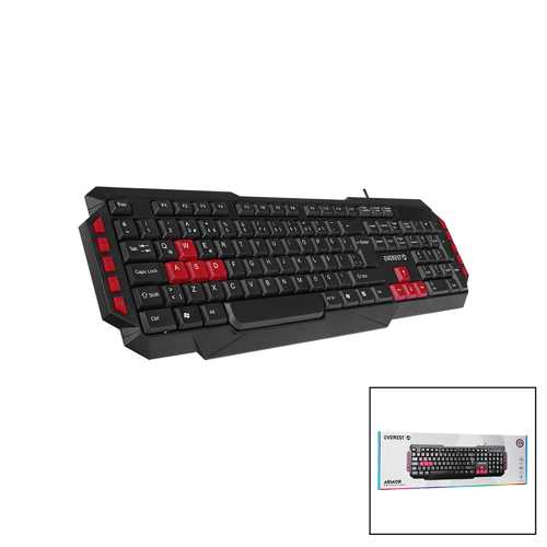 EVEREST KB-G7-ARMOR  USB KABLOLU  OYUNCU KLAVYE  RENKLİ OYUN TUŞLARI - MULTİMEDYA TUŞLARI   150CM (4