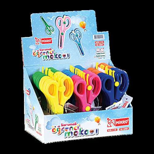 MİKRO KS-115 ÖĞRENCİ MAKASI KORUMALI -30-