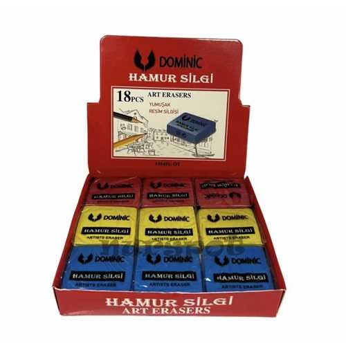 DOMİNİC HAMUR SİLGİ YUMUŞAK RESİM SİLGİSİ -18-