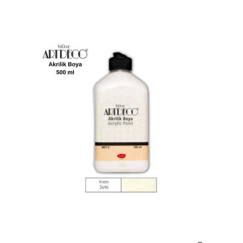 ARTDECO AKRİLİK BOYA 500ML 3646 KREM