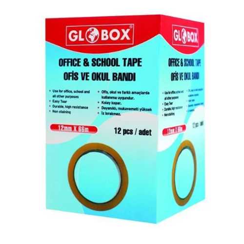 GLOBOX OFİS OKUL BANDI 12MMX66M 6955