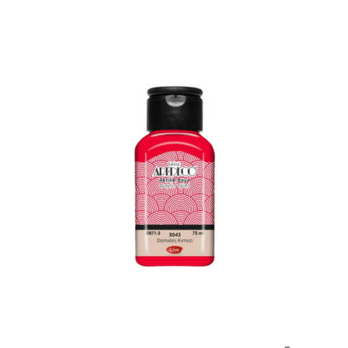 ARTDECO AKRİLİK BOYA 75ML DOMATES KIRMIZI 3043