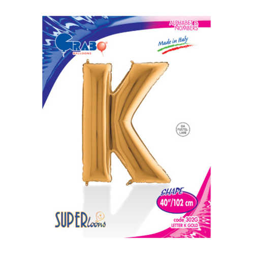 KİKAJOY HARF FOLYO BALON 40" ALTIN -K-