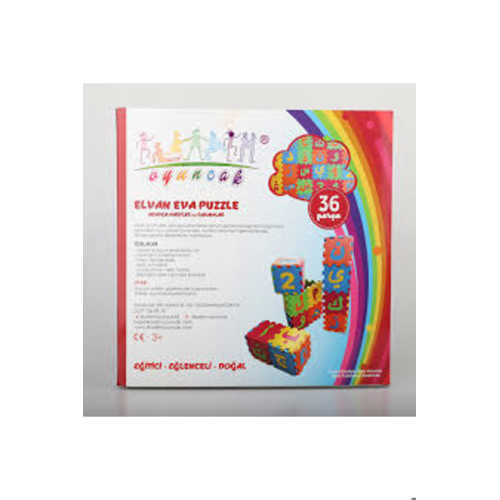 ELVAN EVA PUZZLE ELİF BA VE RAKAMLAR 36 PARÇA