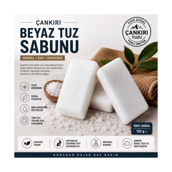 İRAN BEYAZ TUZ SABUNU