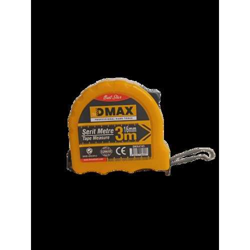 DMAX PROFESYONEL ŞERİT METRE 3MX16MM