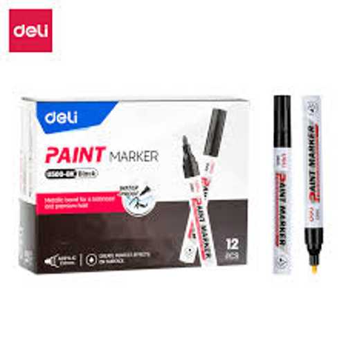 DELİ PAİNT MARKER 2.0 MM UÇ SİYAH