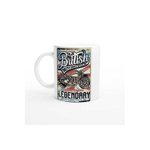 BRİTİSH LEGENDARY MOTORCYCLE BASKILI KUPA BARDAK