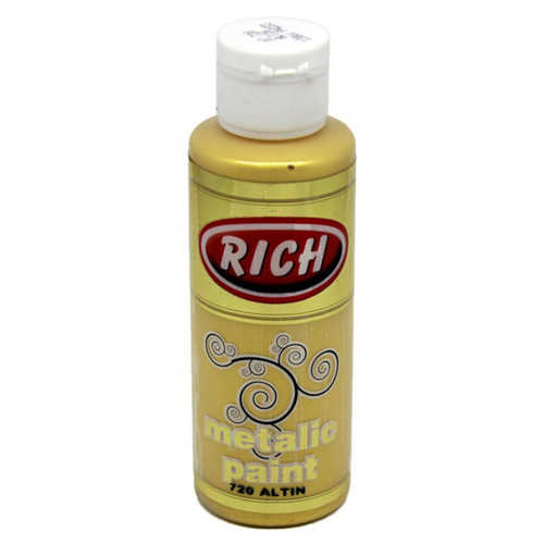 RİCH METALİK AKRİLİK 120ML 720 ALTIN