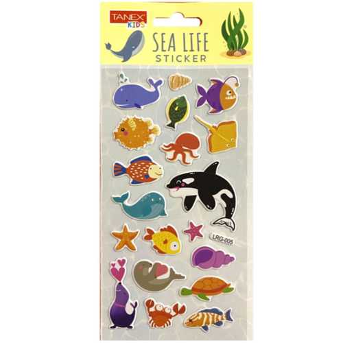TANEX TNX-5100 SEA LIFE STİCXKER-1 PUFFY STİCKER