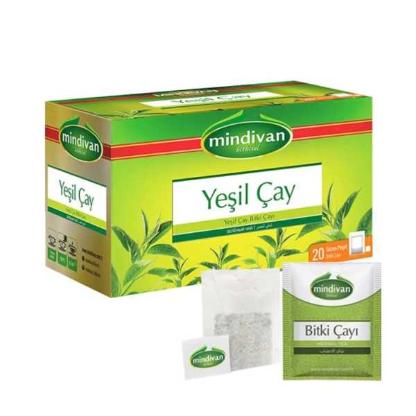 MİNDİVAN YEŞİL ÇAY BİTKİ ÇAYI 20'Lİ BİTKİ ÇAYI 