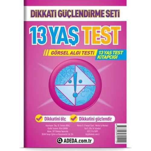 ADEDA DİKKATİ GÜÇLENDİRME SETİ GÖRSEL ALGI TEST 13