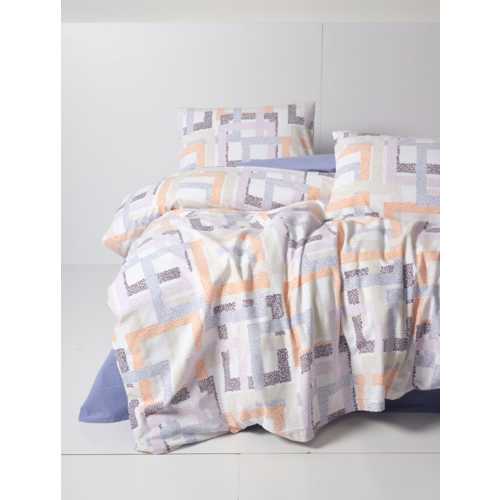 COTTON BOX FLANEL NEVRESIM TAKIMI ÇIFT KIŞILIK HAYDEN LILA