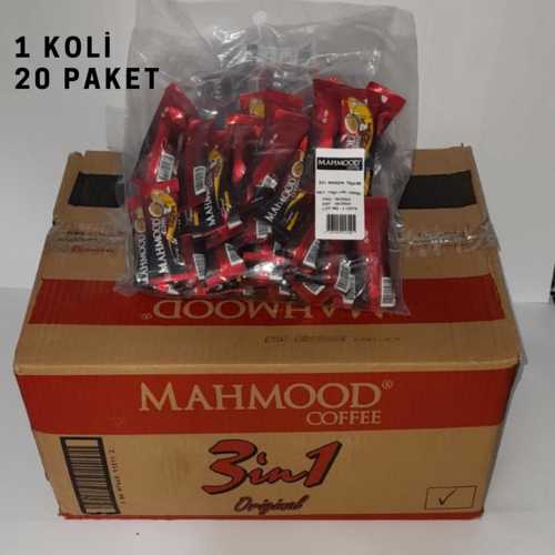 MAHMOOD COFFEE 3Ü1 ARADA 10 GR 40 LI 20 PAKET OTOBÜS İKRAMLIK HAZIR KAHVE 800 ADET 1 KOLİ