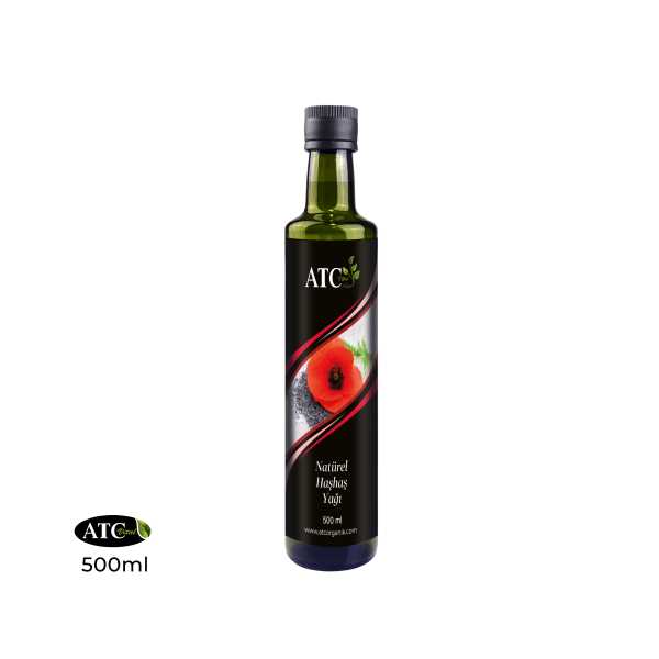 ATC VİTAL HAŞHAŞ YAĞI NATÜREL 500 ML