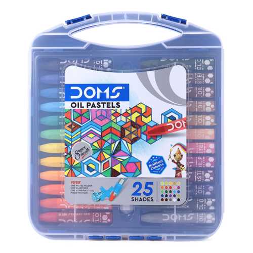 DOMS 25Lİ ÇANTALI PASTEL KARIŞIK RENKLER 8201