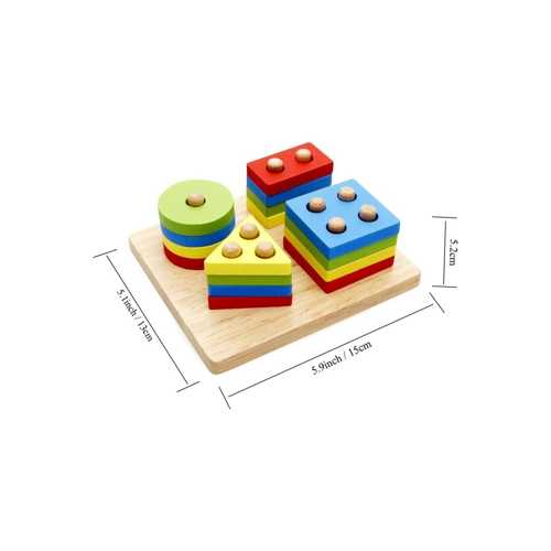 AHŞAP EĞİTİCİ GEOMETRİK ŞEKİLLER YERLEŞTİRME OYUNU TANGRAM HEDİYELİ