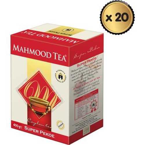MAHMOOD TEA SUPER PEKOE SEYLAN ÇAY 400 GR 20 PAKET 1 KOLİ 