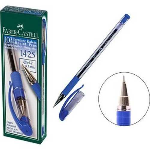 FABER TÜKENMEZ KALEM 1.0MM AUTO BİLYE UÇ MAVİ