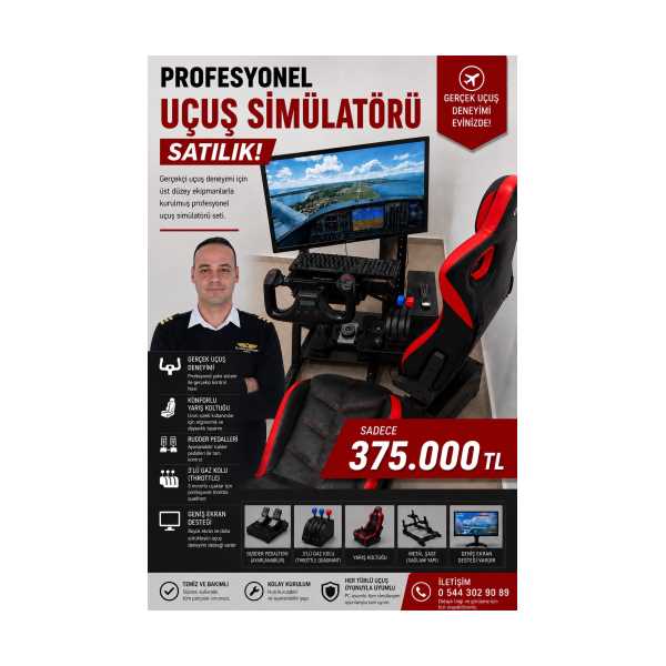UÇUŞ SİMÜLATÖRÜ SABİT 