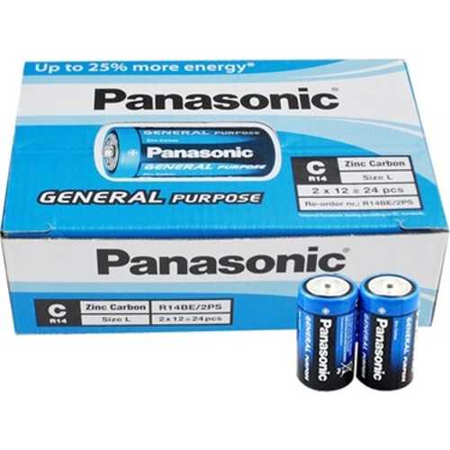 PANASONİC C R14 PİL R14BE 2X12:24 ADET
