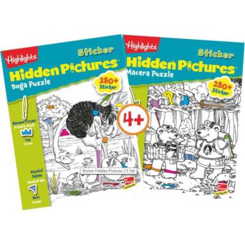 DİKKAT STİCKER HİDDEN PİCTURES (2Lİ SET)