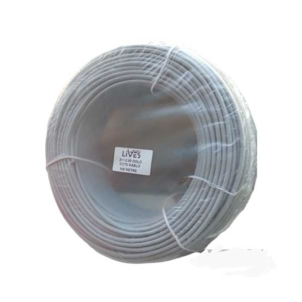 LİVES CCTV KABLO 2+1 050 KAMERA KABLOSU