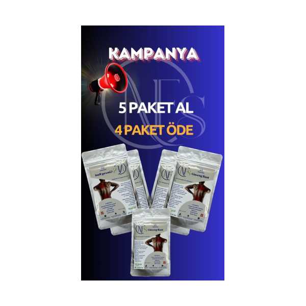 NFS GİNSENG BANT 125 ADET 5 PAKET AL 4 PAKET ÖDE